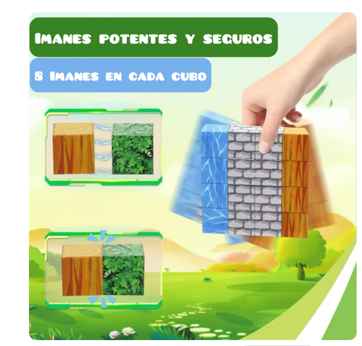 MAGNETIKRAFT™ – BLOQUES MAGNÉTICOS (75 PCS)