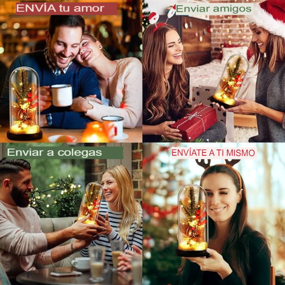 Cúpula Arbol de Navidad y Frutos