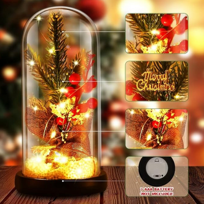 Cúpula Arbol de Navidad y Frutos