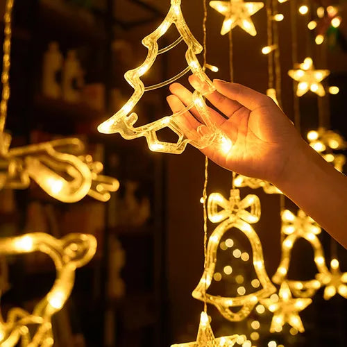 Guirnaldas De Luces Led Forma De Arbol