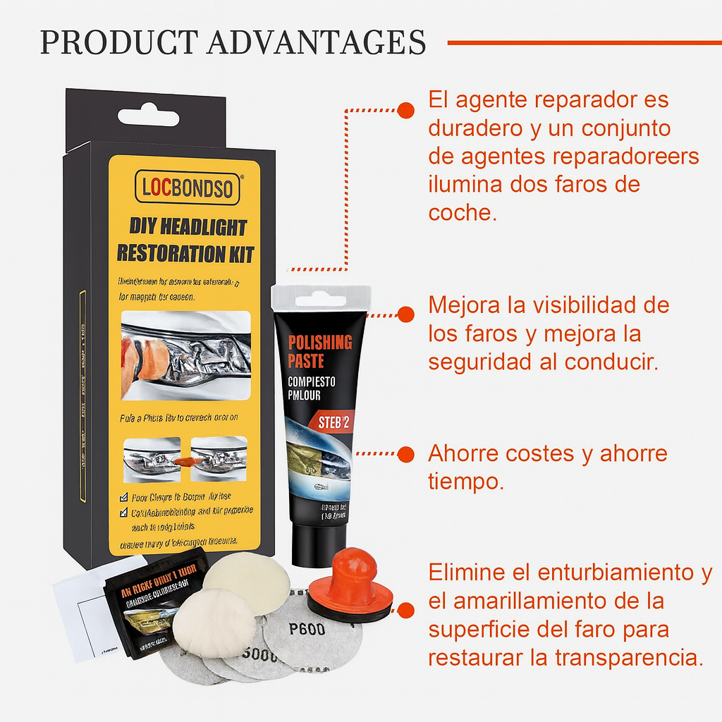GlassPro™ - Kit De Reparación De Focos