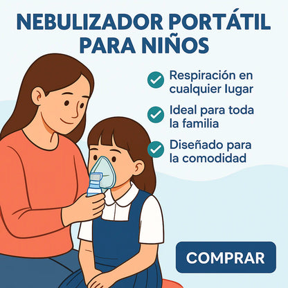 Nebulizador Portátil - Niños y Adultos