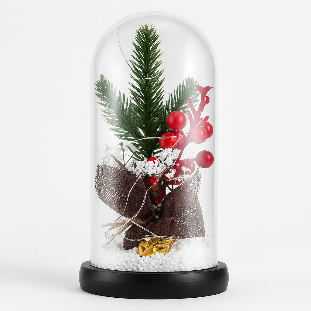 Cúpula Arbol de Navidad y Frutos